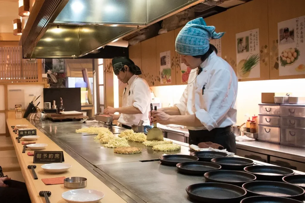 okonomiyaki Japonsko